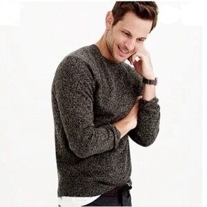 J. Crew Men's Charcoal Crewneck Sweater